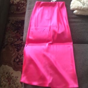 Alice and Olivia Silk Slip Skirt